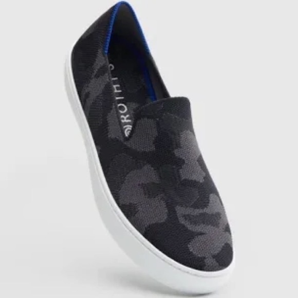 Rothy’s the original slip in sneaker gray camouflage design size 9.5 - Picture 2 of 11